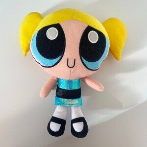 Vintage 2001 Cartoon Network Powerpuff Girls Bubbles 9” Plush Doll Trendmasters